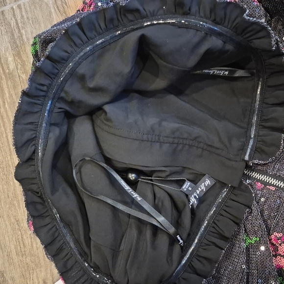 For Love & Lemons Every Rose Sequin Strapless Lined Mini Dress, Size Small - Picture 7 of 11